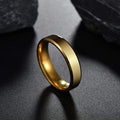 Stainless Steel Ring for Women Men Fashion Gold Color Finger Rings Wedding Band Jewelry Gift