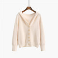 Hooded Women Cardigan Sweater Loose Casual Sports Knitted