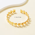 Metal Twist Geometric Knot Winding Hollow Open-end High-grade Light Luxury Personality Fashion Ladies' Bracelet