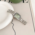 Retro Small Square Watch Female Steel Strap Watch